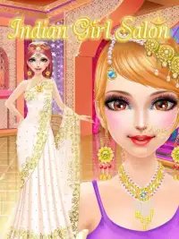 Indian Girl Salon-girls games Screen Shot 1