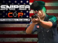 Sniper Cop Contract to kill 3D Screen Shot 11