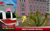 911 Rescue Firetruck Sim 2017 Screen Shot 0