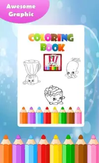 Coloring Pages for Shopkins Screen Shot 5