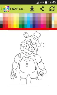 Coloring Pages Five Nights Screen Shot 1