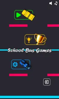 School bus games free Screen Shot 1