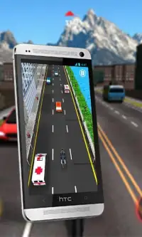 Mad Rider Moto Traffic Screen Shot 2
