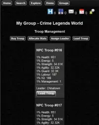 Crime Legends RPG Screen Shot 1