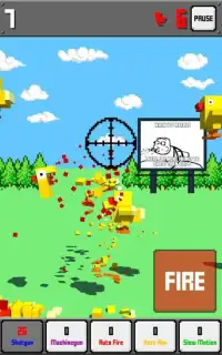 Snipy Bird - Fun Pixel Shooter Screen Shot 1