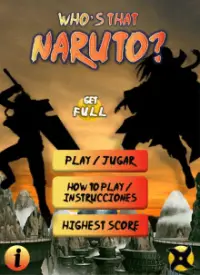 Who´s that Naruto?-Free Screen Shot 0