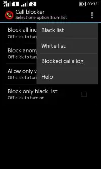 call blocker Screen Shot 1