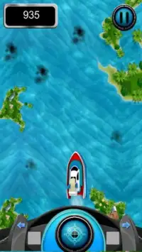 Power Boat River Racing Screen Shot 3