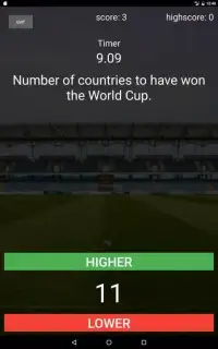 Higher or Lower Football 2 Screen Shot 1