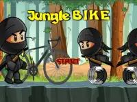 Ninja Stunts Jungle Bike Dash Screen Shot 0