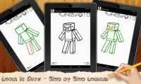 How to Draw Minecraft Screen Shot 5