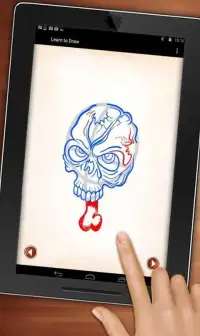 Tattoo Skulls Drawing Lessons Screen Shot 5
