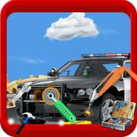 Police Car Mechanic - Fix It