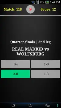 Champions League 2016 Quiz Screen Shot 0