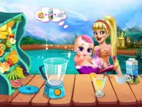 Cute Mermaid Mommy Care-Baby Screen Shot 4