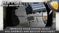 Sea Port Sniper Shooter Ops Screen Shot 3