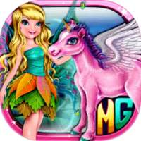Fairy Farm Unicorn Girl Games
