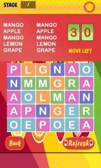 All Fruits Word Search Screen Shot 4