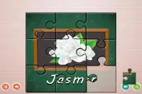 Kids Flower Names Jigsaw Game Screen Shot 0