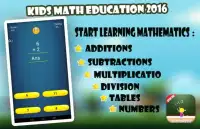 kids Maths Education 2016 Screen Shot 1