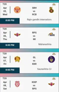 Live IPL Cricket Screen Shot 0