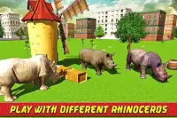 Angry Rhino Revenge Simulator Screen Shot 1