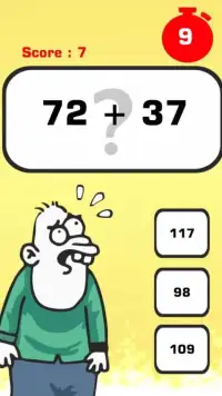 Math Game - Intelligence Test Screen Shot 0
