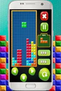 Classic Bricks Tetris Screen Shot 0