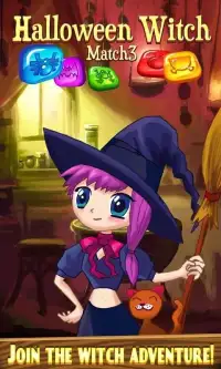 Halloween Witch Match 3 Screen Shot 5