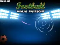 Football Ninja Swipe Out Games Screen Shot 1