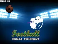 Football Ninja Swipe Out Games Screen Shot 3