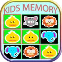 Child Memory Game Find Animals