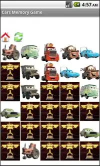 Cars Memory Game Screen Shot 2