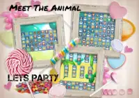 Animal Party Match 3 Game Screen Shot 1