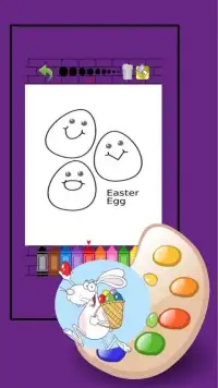 Easter Bunny Coloring Pages Screen Shot 2