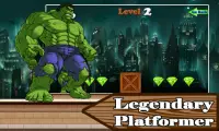 Adventure Hero Hulk Running Screen Shot 0