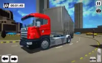 kargo transportasi truk 3d Screen Shot 2