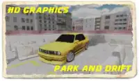 Bmw E30 Drift Parking 3D Screen Shot 2