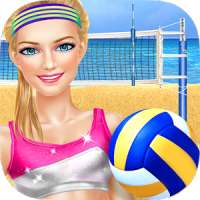 Sporty Girls: Beach Volleyball