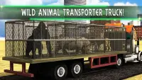 Transport Truck: Wild Animals Screen Shot 0