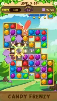 Permen hiruk-pikuk - Candy Crush Game Screen Shot 4