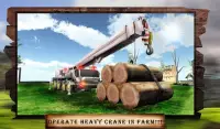 Farm Truck Tree Mover Sim 2015 Screen Shot 9