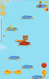 Jumpy Kitty Cat - Jumping Game Screen Shot 1
