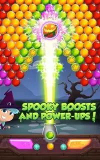 Bubble Shooter Halloween Witch Screen Shot 3