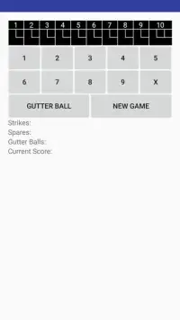 Free Bowling Score Calculator Screen Shot 1