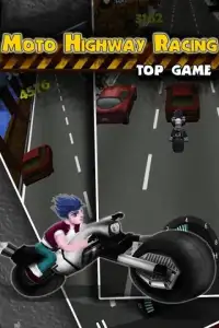 Moto Highway Racing - Top Game Screen Shot 2