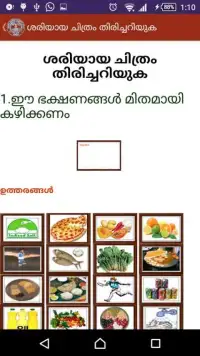 Nutrition പോഷകാഹാരം Malayalam Screen Shot 0