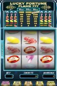 Slots Lucky Fortune Flame 777 Screen Shot 1