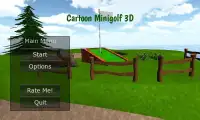 कार्टून मिनी गोल्फ खेल 3 डी Screen Shot 0