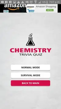 Chemistry Trivia Screen Shot 5